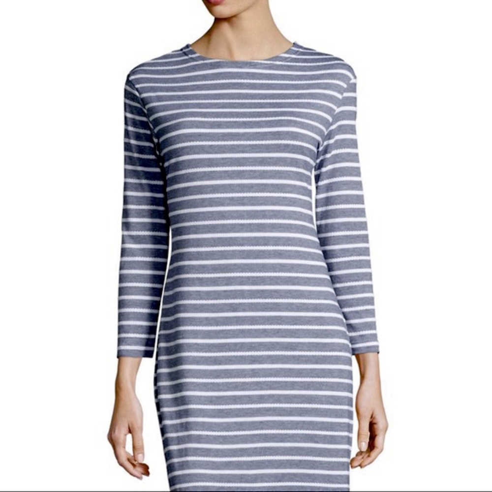 Sail To Sable Textured Shift Dress